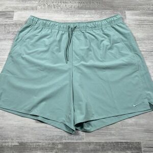 Nike Unlimited Dri-Fit 7" Training Shorts Mineral Green DV9340-309 Men's XXL NEW